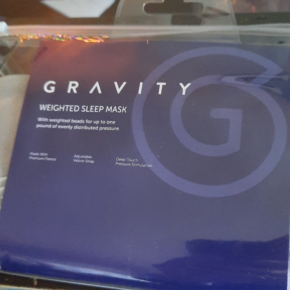 COPY - Weighted sleep mask by gravity ..
